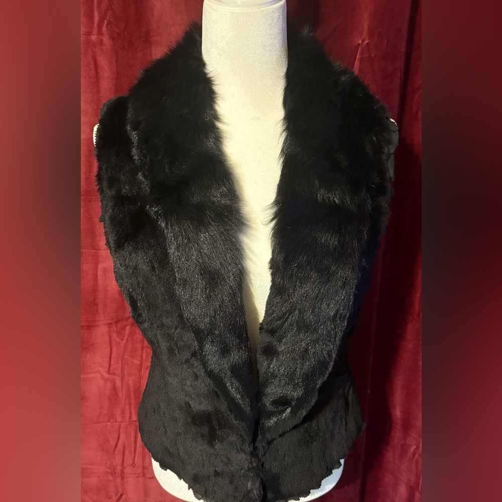 Sheri Bodell Fur Black Vest
